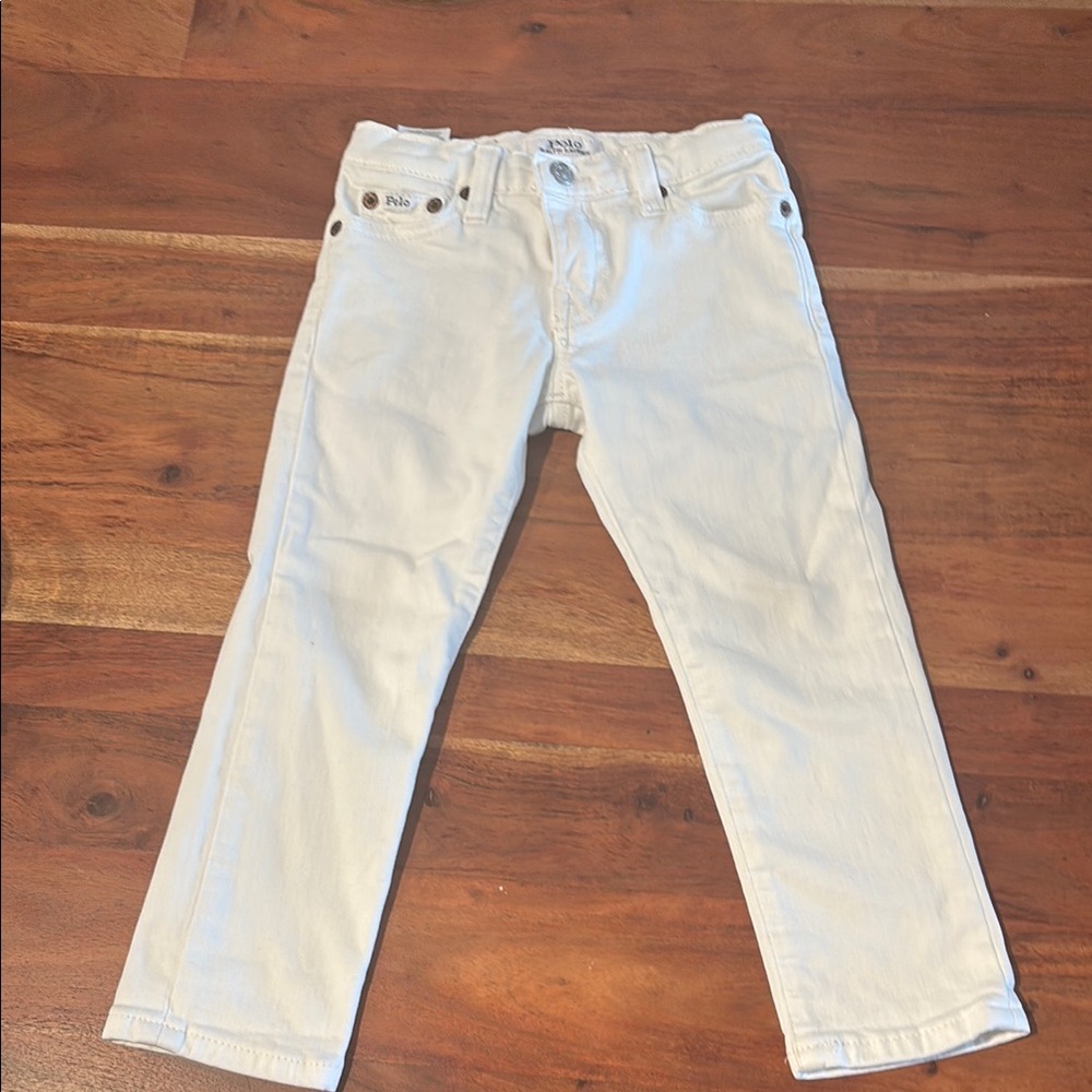 Kid’s Polo Ralph Lauren White Jeans